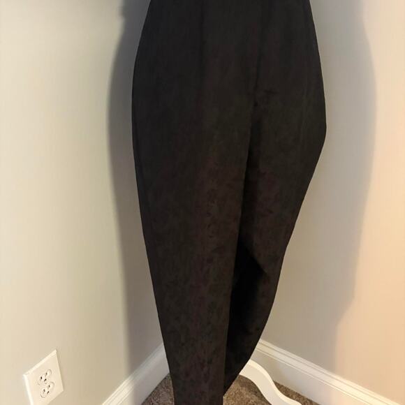 REQUIREMENTS Black Jacquard Trousers – Size 10 - Picture 3 of 5